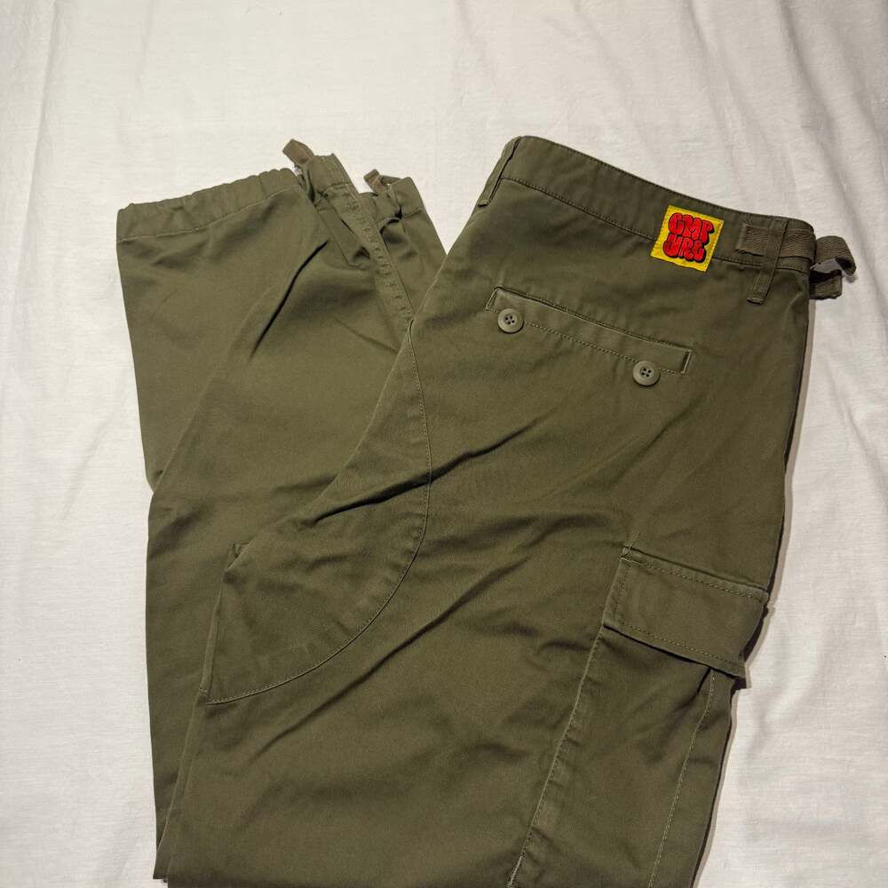 Empyre Loose Fit Olive Green Cargo Skate Pants men’s sz 36